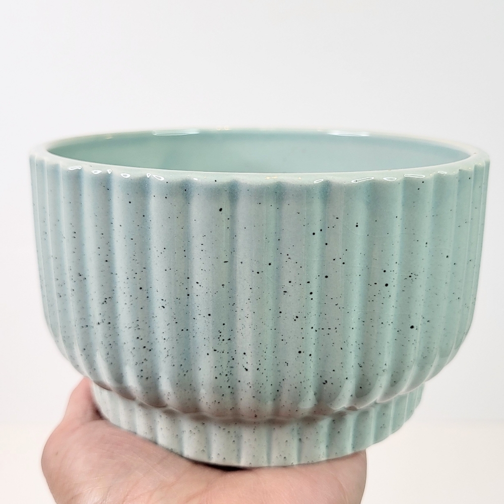 🪷3/$20🪷 Aqua Green Ceramic Planter